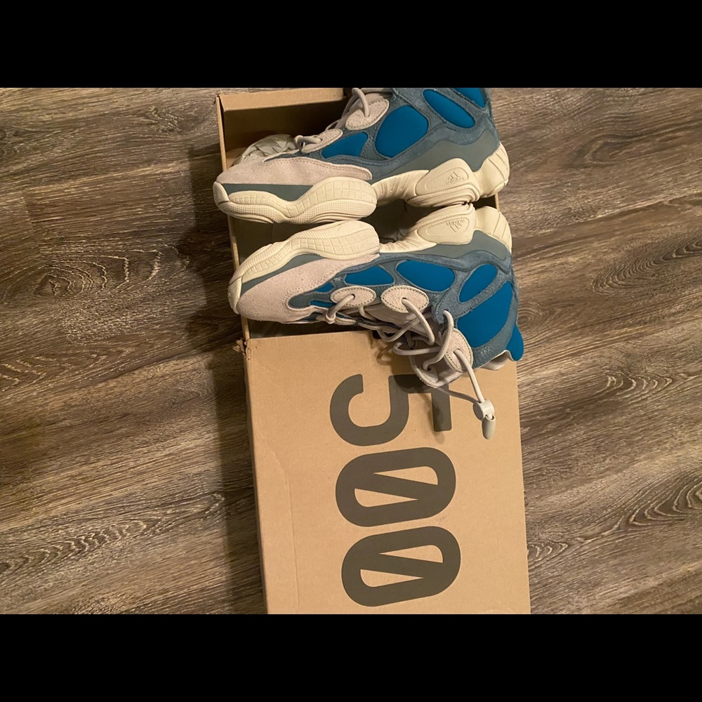 Yeezy 500 Boots Blue & Cream